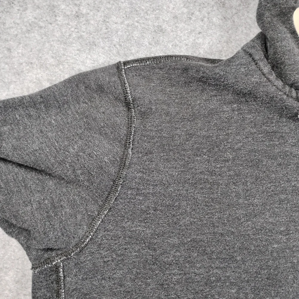 Polo Ralph Lauren Mens Full Zip Hoodie Gray Heather Waffle Lined L‎